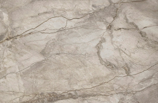 Kigali L Coffee Table Silver Root Marble